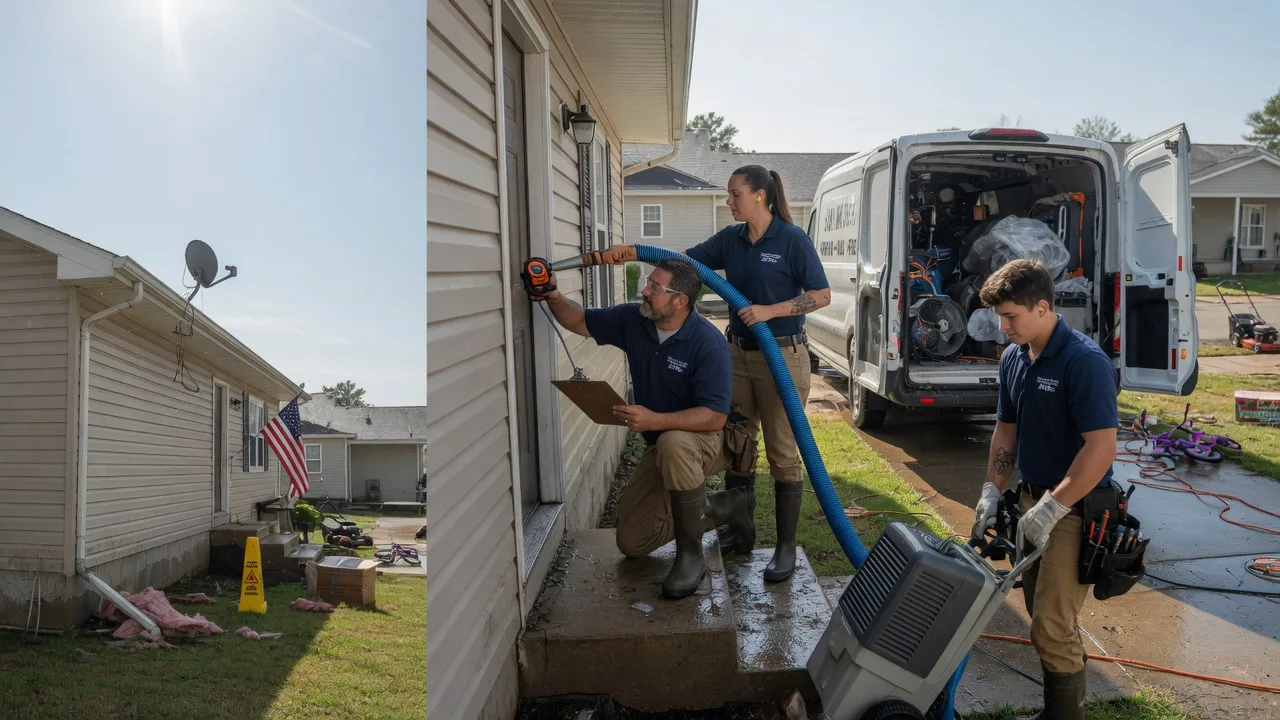 Ceiling Water Damage Restoration in Midland, AR near me